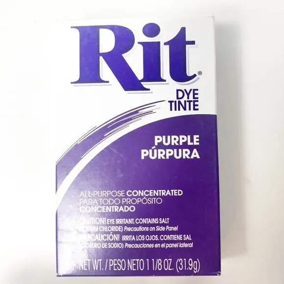 Rit Dye All Purpose Powder Purple 1-1/8 Oz. - Picture 2 of 3